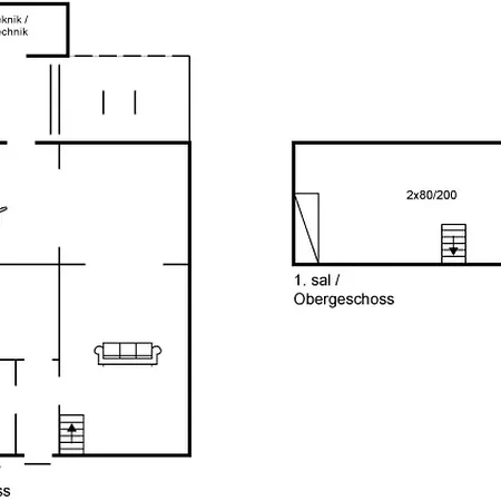 בית נופש Odeta - 25km From The Sea By Interhome Højer