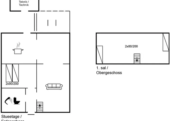 Dom wakacyjny Odeta - 25km From The Sea By Interhome Højer